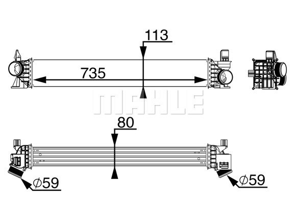 MAHLE Ladeluftkühler