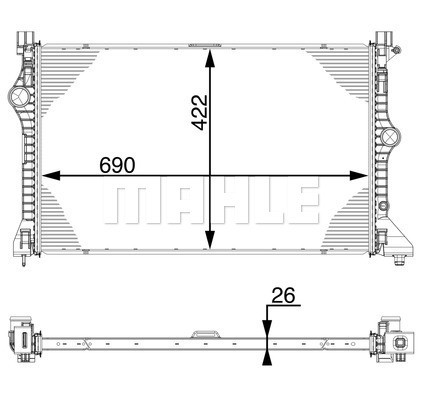 MAHLE Ladeluftkühler