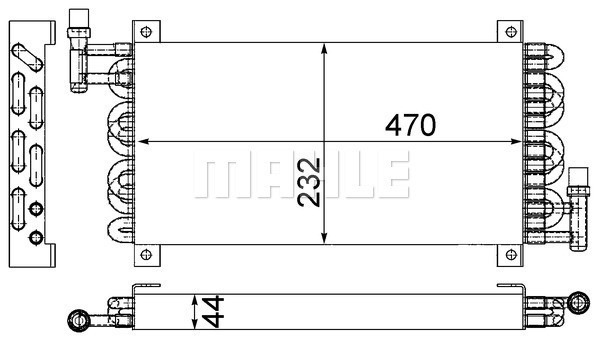 MAHLE Kraftstoffkühler