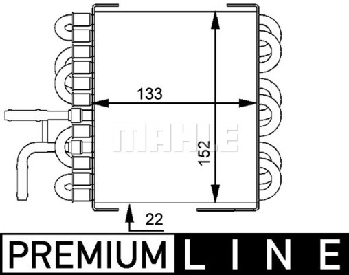 MAHLE Kraftstoffkühler