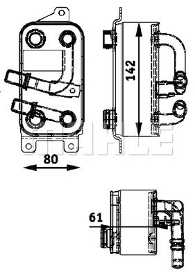 MAHLE Ölkühler, Automatikgetriebe