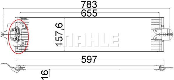 MAHLE Ölkühler, Automatikgetriebe