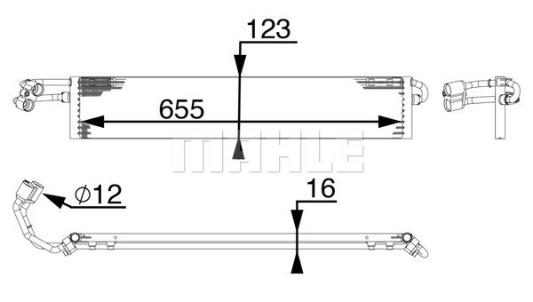 MAHLE Ölkühler, Automatikgetriebe