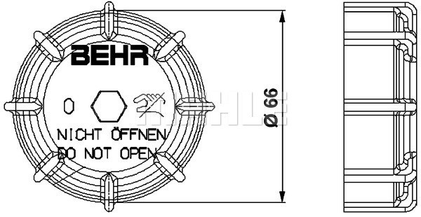 MAHLE Verschlussdeckel, Kühlmittelbehälter