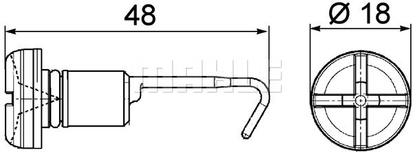 MAHLE Schraube, Kühlerverschluss MAHLE Schraube, Kühlerverschluss