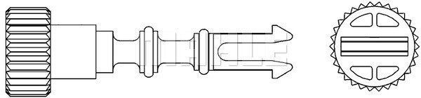 MAHLE Schraube, Kühlerverschluss MAHLE Schraube, Kühlerverschluss