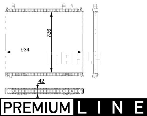 MAHLE Niedertemperaturkühler, Ladeluftkühler