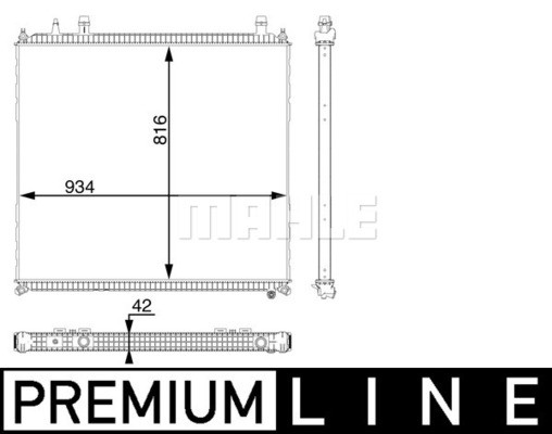 MAHLE Niedertemperaturkühler, Ladeluftkühler