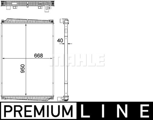 MAHLE Kühler, Motorkühlung