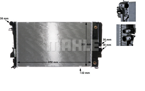 MAHLE Kühler, Motorkühlung