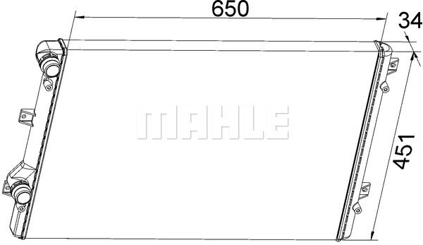 MAHLE Kühler, Motorkühlung