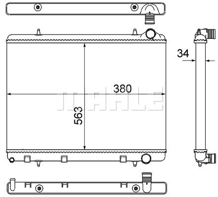 MAHLE Kühler, Motorkühlung