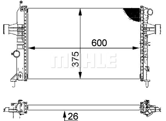MAHLE Kühler, Motorkühlung