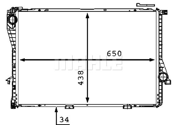 MAHLE Kühler, Motorkühlung