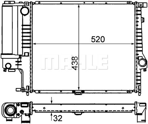 MAHLE Kühler, Motorkühlung