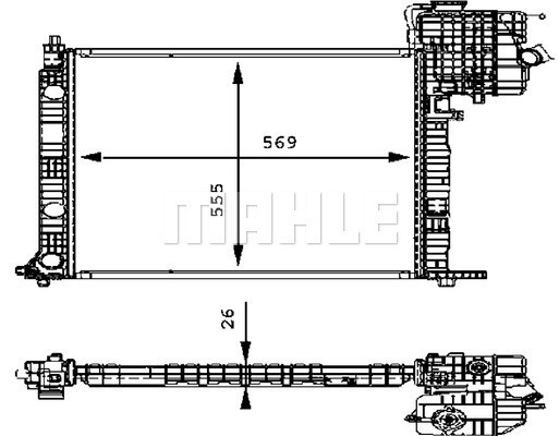 MAHLE Kühler, Motorkühlung
