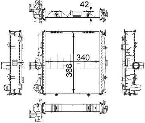 MAHLE Kühler, Motorkühlung