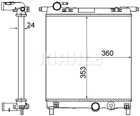 MAHLE Kühler, Motorkühlung