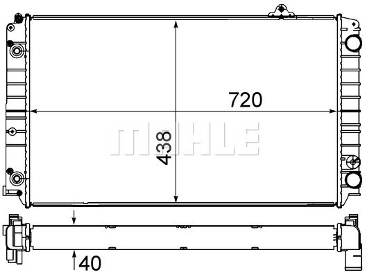 MAHLE Kühler, Motorkühlung