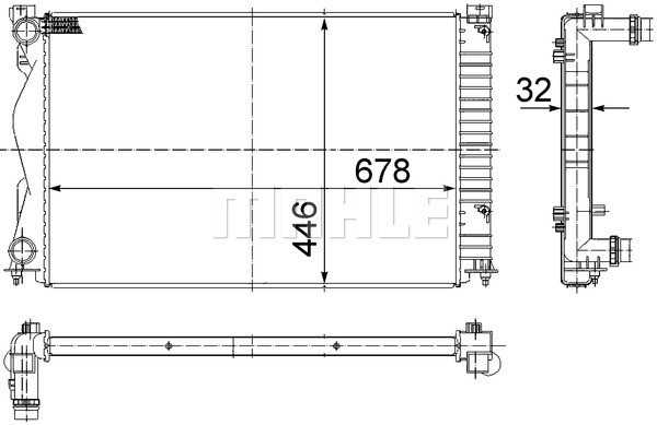 MAHLE Kühler, Motorkühlung
