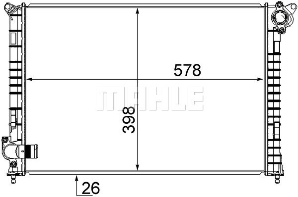 MAHLE Kühler, Motorkühlung