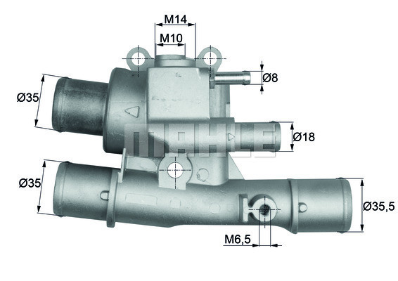 MAHLE Thermostat, Kühlmittel