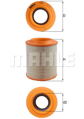 MAHLE Luftfilter MAHLE Luftfilter
