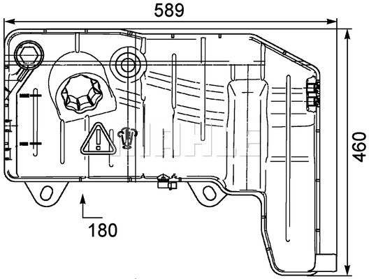 MAHLE Ausgleichsbehälter, Kühlmittel