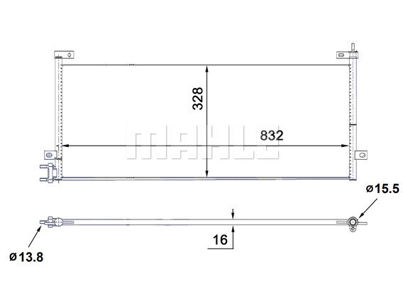 MAHLE Kondensator, Klimaanlage