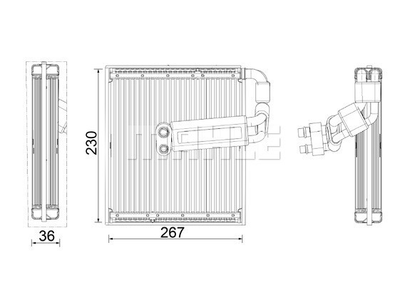 MAHLE Verdampfer, Klimaanlage
