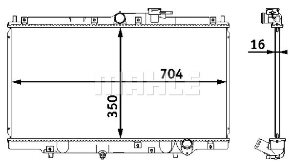MAHLE Kühler, Motorkühlung