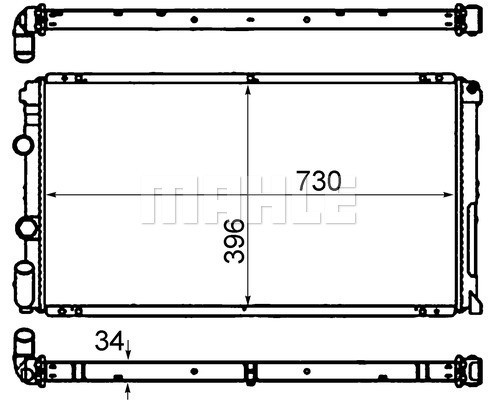 MAHLE Kühler, Motorkühlung
