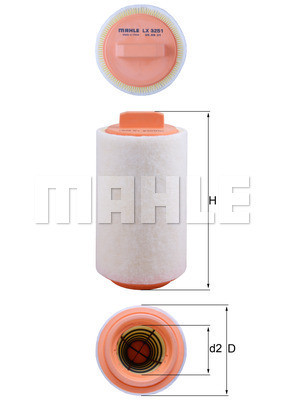 MAHLE Luftfilter