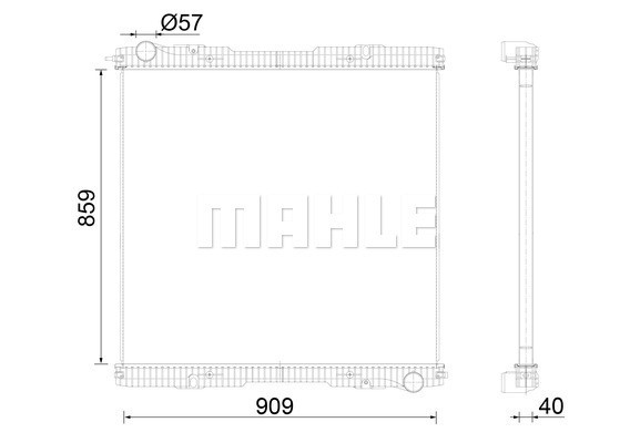 MAHLE Kühler, Motorkühlung