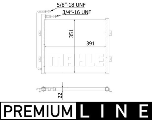 MAHLE Kondensator, Klimaanlage