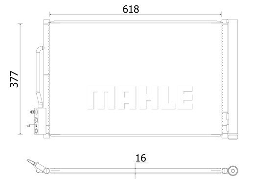 MAHLE Kondensator, Klimaanlage