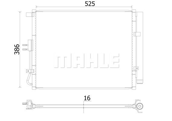 MAHLE Kondensator, Klimaanlage