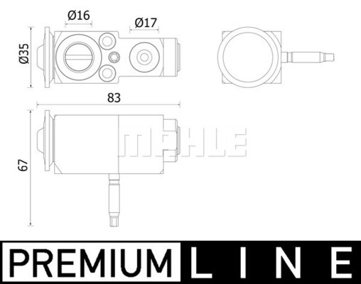 MAHLE Expansionsventil, Klimaanlage