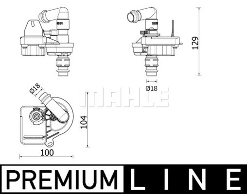 MAHLE Magnetventil, Klimaanlage