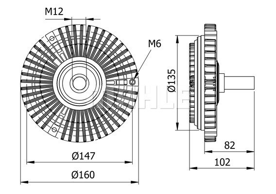 MAHLE Kupplung, Kühlerlüfter