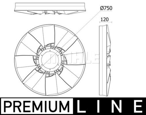 MAHLE Lüfterrad, Motorkühlung