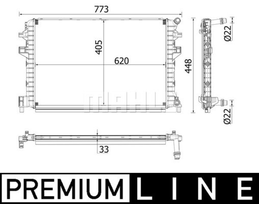 MAHLE Niedertemperaturkühler, Ladeluftkühler