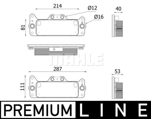 MAHLE Ölkühler, Automatikgetriebe