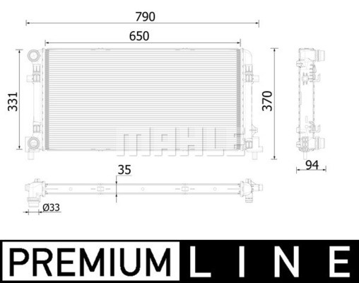 MAHLE Kühler, Motorkühlung