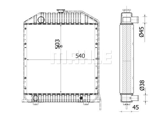 MAHLE Kühler, Motorkühlung