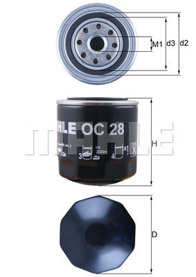 MAHLE Ölfilter