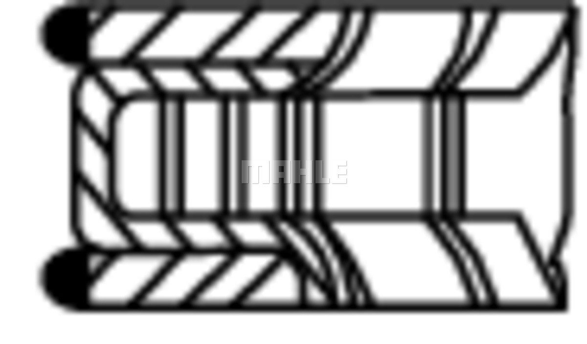 MAHLE Kolbenringsatz