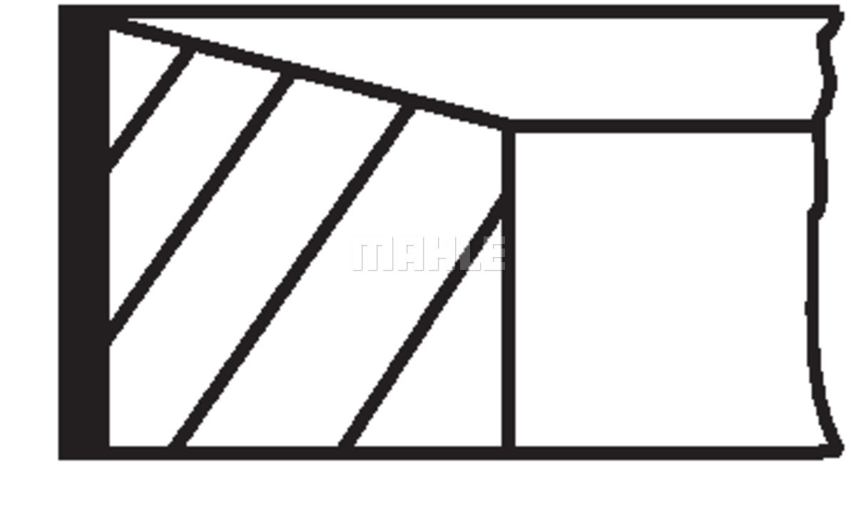 MAHLE Kolbenringsatz