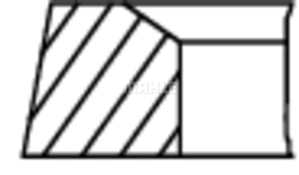 MAHLE Kolbenringsatz