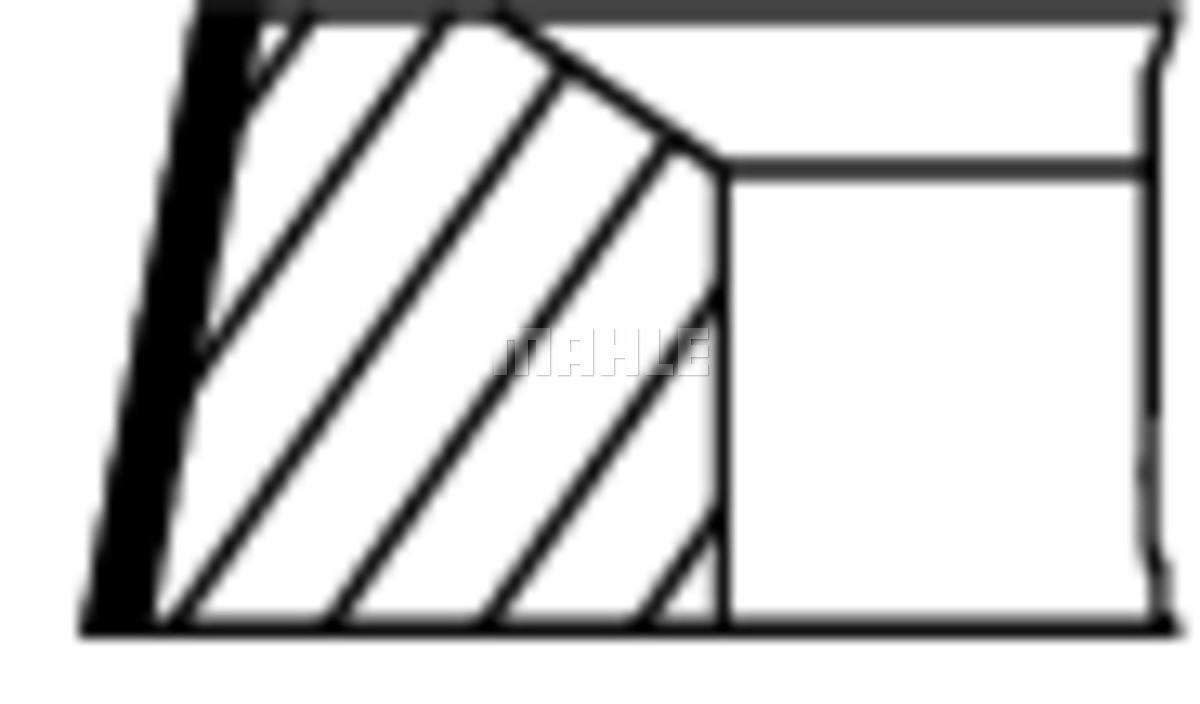 MAHLE Kolbenringsatz